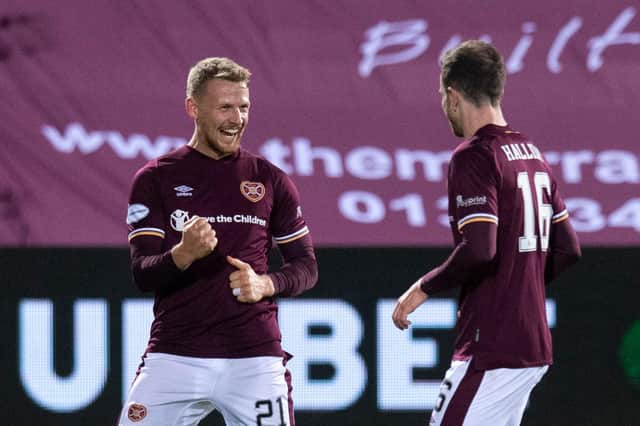 Stephen Kingsley has impressed since signing for Hearts and will likely feature in the semi final against Hibs. Picture: SNS