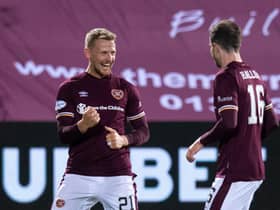 Stephen Kingsley has impressed since signing for Hearts and will likely feature in the semi final against Hibs. Picture: SNS