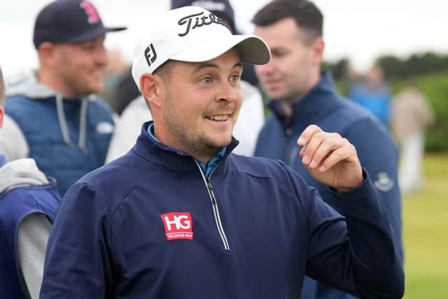Barassie-based Jack McDonald birdied the first hole in a play-off at Dundonald Links on Tuesday to secure his spot in the 152nd Open at Royal Troon. Picture: Mark Runnacles/R&A/R&A via Getty Images.