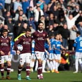 Hearts faced a tough afternoon at home to Rangers. (Photo by Paul Devlin / SNS Group)