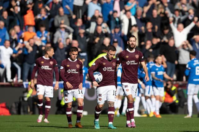 Hearts faced a tough afternoon at home to Rangers. (Photo by Paul Devlin / SNS Group)
