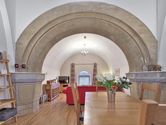 Open plan lounge and dining area.