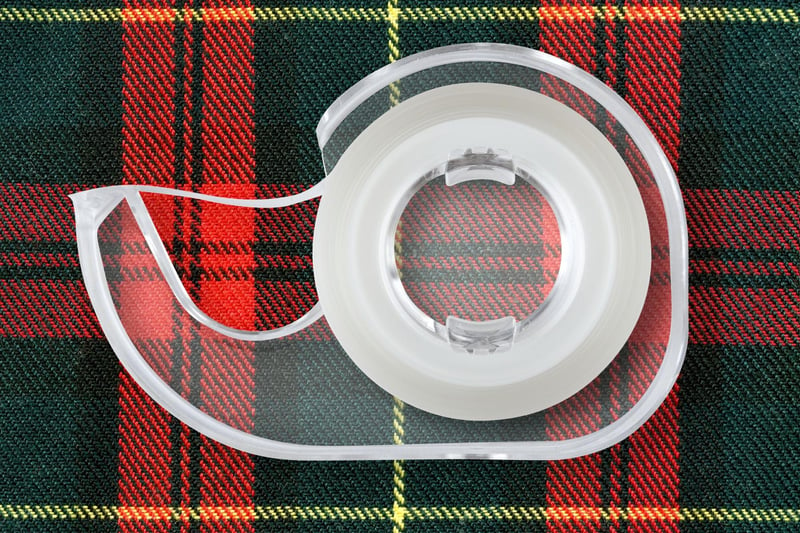 Scotch tape? Nope, once again, not in any way Scottish - and our readers were quick to point this one out.