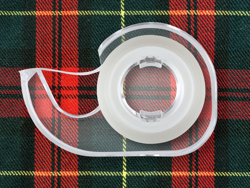 Scotch tape? Nope, once again, not in any way Scottish - and our readers were quick to point this one out.