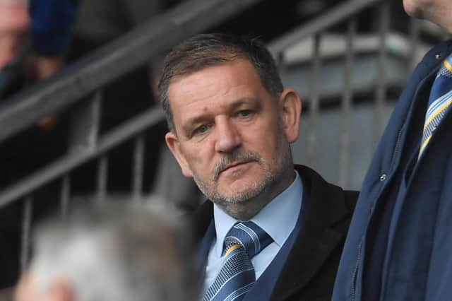 St Johnstone chairman Steve Brown has addressed concerns of fans ahead of a planned boycott of the Rangers match this weekend.  (Photo by Craig Foy / SNS Group)