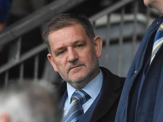 St Johnstone chairman Steve Brown has addressed concerns of fans ahead of a planned boycott of the Rangers match this weekend.  (Photo by Craig Foy / SNS Group)