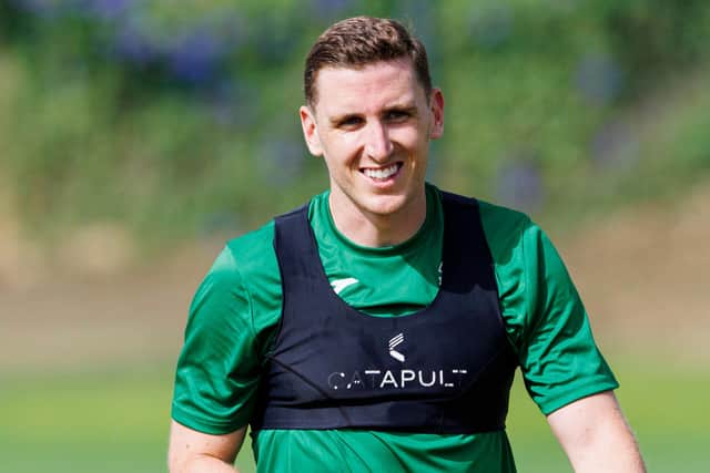 The captain's armband has returned to Hibs defender Paul Hanlon.