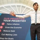 Rishi Sunak visited Morecambe to promote the latest round of levelling-up grants (Picture: Owen Humphreys - WPA Pool/Getty Images)