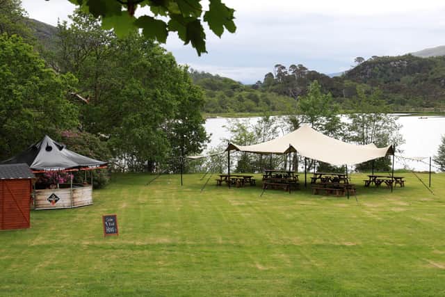 A new rural space with a barbeque area has launched on the shores of Loch Shiel as part of the makeover of Glenfinnan House Hotel.