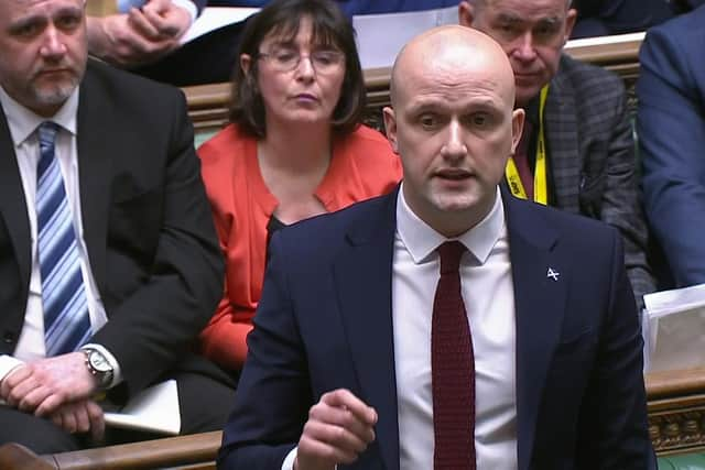 SNP Westminster leader Stephen Flynn in the House of Commons. Photo: House of Commons/UK Parliament/PA Wire