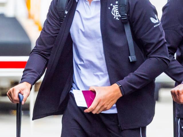 Greg Stewart, pictured as Rangers left Glasgow for their pre-season matches in Lyon, says fitness will be a key factor for the Ibrox side this season.