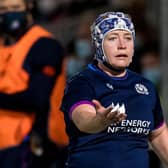 Lana Skeldon in action for Scotland during an Autumn Test match against Japan at the DAM Health Stadium last November. (Photo by Ross Parker / SNS Group)
