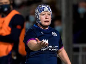 Lana Skeldon in action for Scotland during an Autumn Test match against Japan at the DAM Health Stadium last November. (Photo by Ross Parker / SNS Group)