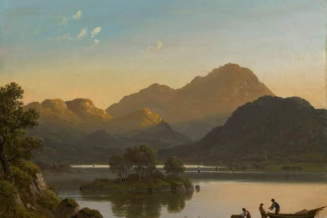 Purse Bay, Ullswater, by John Knox, at the Fine Art Society, Edinburgh