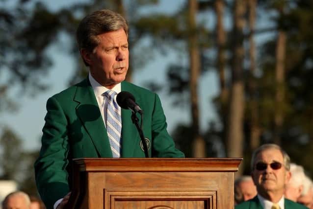 Fred Ridley, Chairman of Augusta National Golf Club. Pictured: Patrick Smith/Getty Images