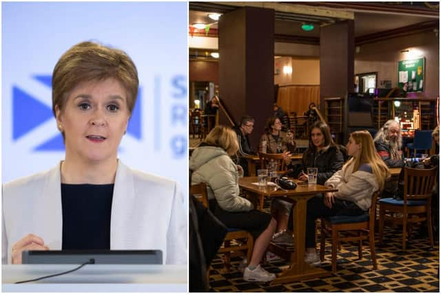 First Minister Nicola Sturgeon has asked younger people to “think how necessary” nights out are, as the infection rate in Scotland reached its highest point for more than a month.