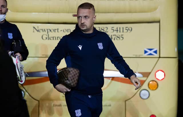 Leigh Griffiths is on loan at Dundee from Celtic.