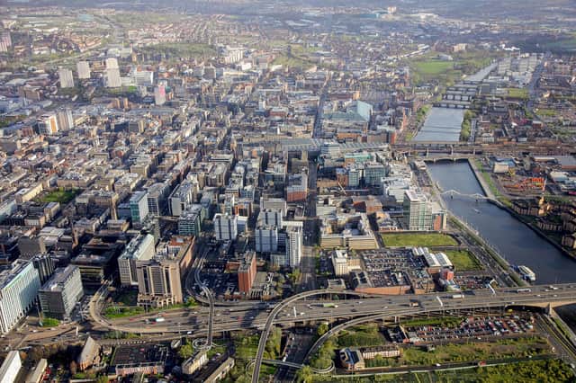 Cities like Glasgow face an uphill struggle to improve their economies after the pandemic, according to a new report. Picture: contributed.