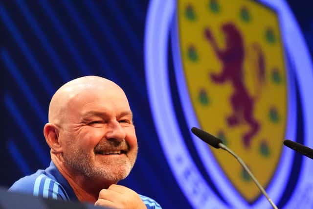 Scotland head coach Steve Clarke during a press conference at the Garmisch Olympia Stadium in Garmisch-Partenkirchen, Germany. Picture date: Sunday June 16, 2024.