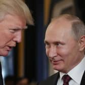 Donald Trump’s dealings with Russia have sparked concerns over future US support for Ukraine should he win the race for the White House. Picture: Mikhail Klimentyev/Sputnik/AFP via Getty Images