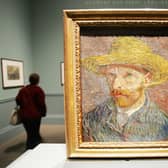 Vincent van Gogh's painting Self Portrait with a Straw Hat PIC: Mario Tama/Getty Images