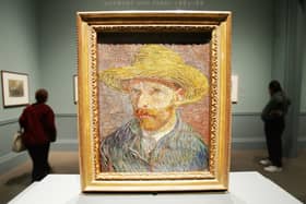 Vincent van Gogh's painting Self Portrait with a Straw Hat PIC: Mario Tama/Getty Images