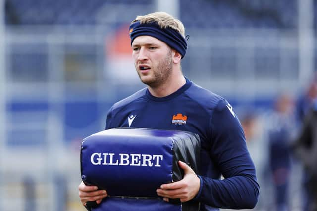 Jamie Hodgson has signed a new two-year contract with Edinburgh Rugby.  (Photo by Mark Scates / SNS Group)