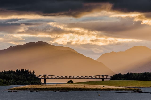 If you are on this bridge headed north, you are in for a serious treat.