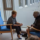 The First Minister met with patients at the state of the art facility at Kirkcaldy's Victoria Hospital