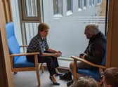 The First Minister met with patients at the state of the art facility at Kirkcaldy's Victoria Hospital