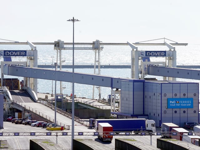 Transport Secretary Grant Shapps said his officials will be having “urgent discussions” with P&O Ferries as he expressed concern at the suspension of sailings.