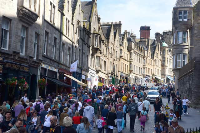 Edinburgh's Old Town is normally thronged with festival-goers in August. Picture: Jon Savage