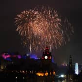 Fireworks exploded over Edinburgh Castle as the city's Hogmanay festival returned. Picture: Andrew Milligan/PA Wire