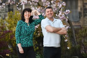 Pat McGinlay and his wife Margaret. The pair now run a cleaning business, Spic and Span. Picture: John Devlin