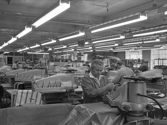Hundreds of employees worked at Shoe Co and it was one of the biggest employers in the town over the years.