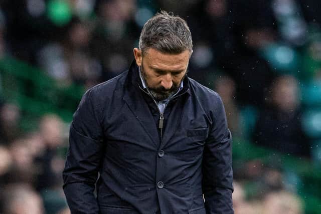 Kilmarnock manager Derek McInnes was unhappy with the award of a Celtic penalty.