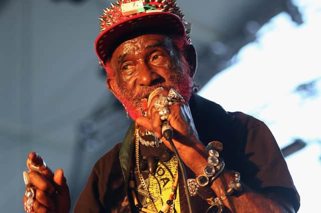 Lee "Scratch" Perry onstage at the 2013 Coachella Valley Festival in Indio, California. (Picture: Karl Walter/Getty Images)