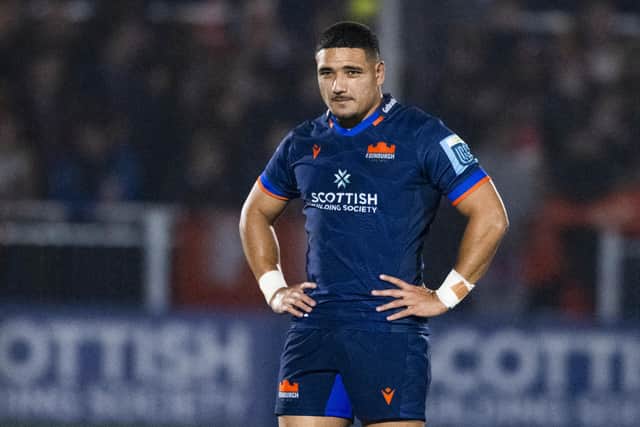 Edinburgh's Mosese Tuipulotu is on the mend. (Photo by Paul Devlin / SNS Group)