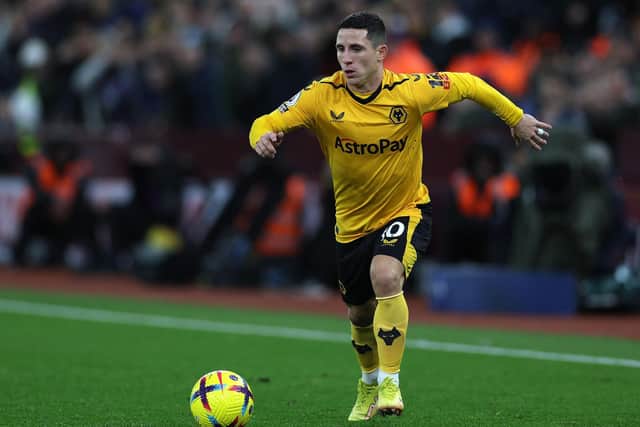 Celtic target Daniel Podence in action for Wolves last season. (Photo by ADRIAN DENNIS/AFP via Getty Images)
