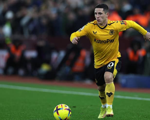 Celtic target Daniel Podence in action for Wolves last season. (Photo by ADRIAN DENNIS/AFP via Getty Images)