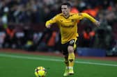 Celtic target Daniel Podence in action for Wolves last season. (Photo by ADRIAN DENNIS/AFP via Getty Images)
