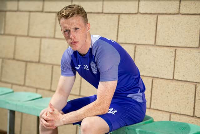 Hibs midfielder Jake Doyle-Hayes has settled in well and now wants to improve on hs one-goal tally from last season. Photo by Ross MacDonald / SNS Group