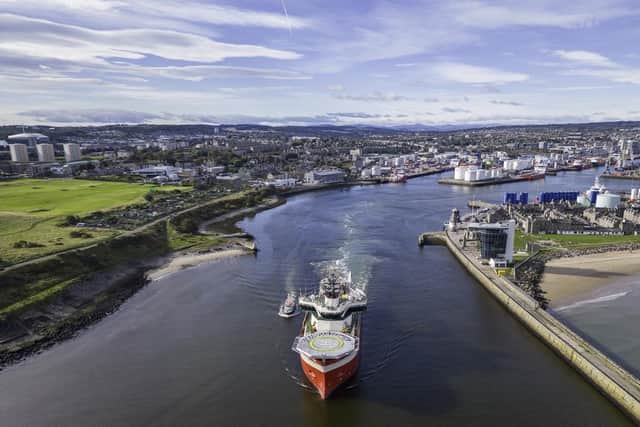 The Grampian Derwent is North Star’s second hybrid offshore wind ship to be delivered ahead of schedule. Supplied picture