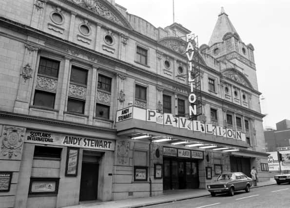 Glasgow's beloved Pavilion Theatre photographed in September 1979, when entertainer Andy Stewart was topping the bill