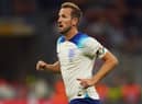 Harry Kane with the One Love armband.