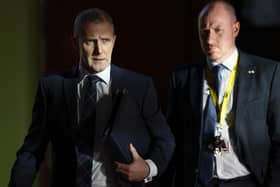 Health secretary Michael Matheson leaves the chamber following First Minister's Questions in November 2023. Picture: Jeff J Mitchell/Getty Images