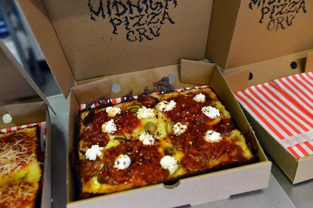 A Lockdown success story, Midnight Pizza Crü specialises in Detroit-style pizzas - and they're not for the faint-hearted. The business is the brainchild of Dan Shannon who, after losing his hospitality job due to Covid, began making the American deep pan pizza for friends and family. He managed to perfect the distinctive dough of the rectangular pizzas, akin to a focaccia, and baked it in steel pans to give it an extra crisp edge. After building a following in Lockdown, Midnight Pizza Crü now has a permanent base at the new Pop Recs in High Street West for pop up deep-pan pizza nights, as well as pop-up lunch slices on certain days. See their instagram for updates.