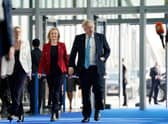 Prime Minister Boris Johnson and Foreign Secretary Liz Truss must stand firm against EU negotiators (Picture: Evan VucciAFP/Getty)