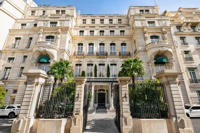 The Shangri-La Paris, a super-luxe hotel in the 16th arrondissement, located in the former home of Napoleon Bonaparte's great nephew. Pic: Marcelo Barbosa