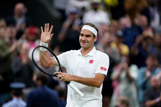 Roger Federer who has announced he will retire from professional tennis after the Laver Cup. Issue date: Thursday September 15, 2022.